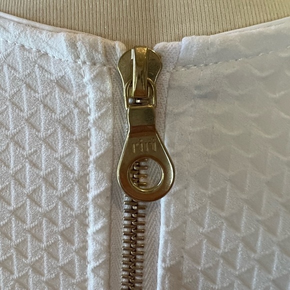 KARLA COLLETTO White piqué sleeveless A-line dress or swim coverup size small - Picture 4 of 11